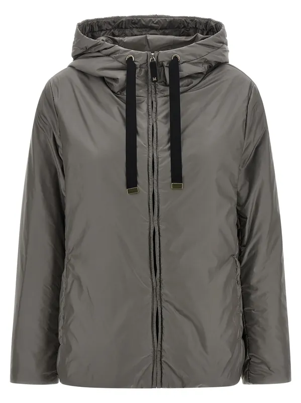 Greenh Puffer Jackets Gray - Max Mara The Cube
