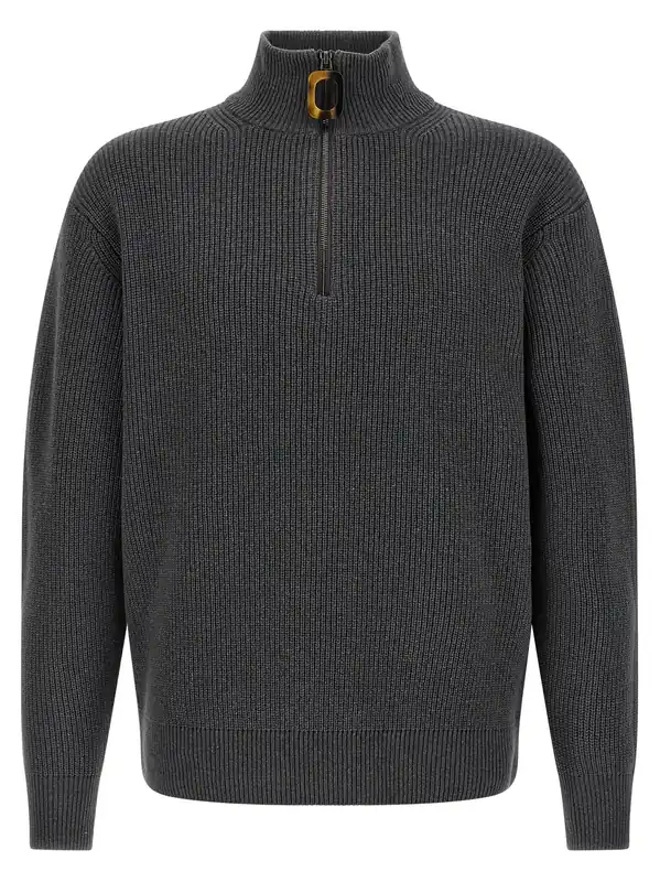 Half-Zip Sweater Sweaters And Cardigans Gray