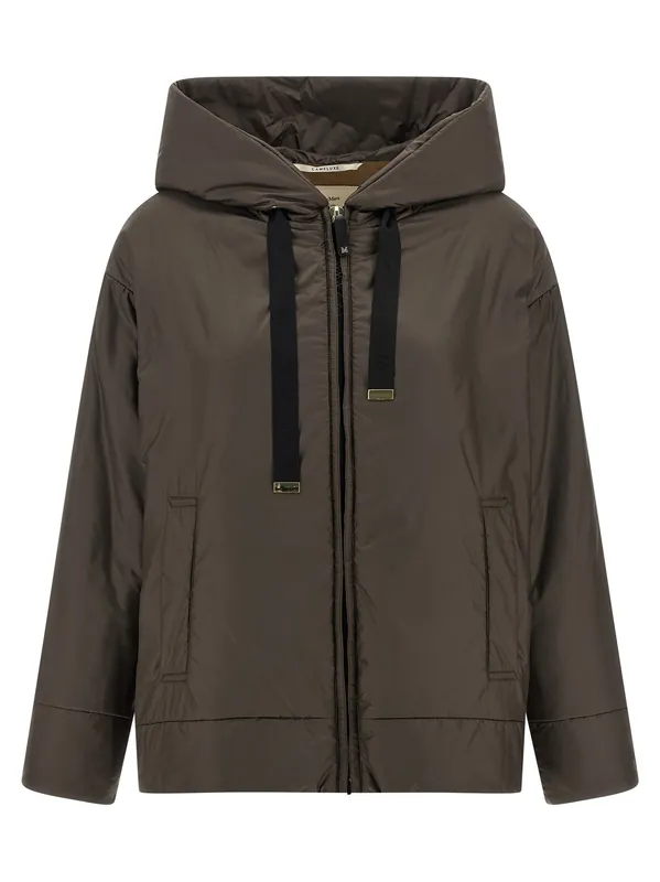 Mtcdaria Puffer Jackets Brown - Max Mara The Cube