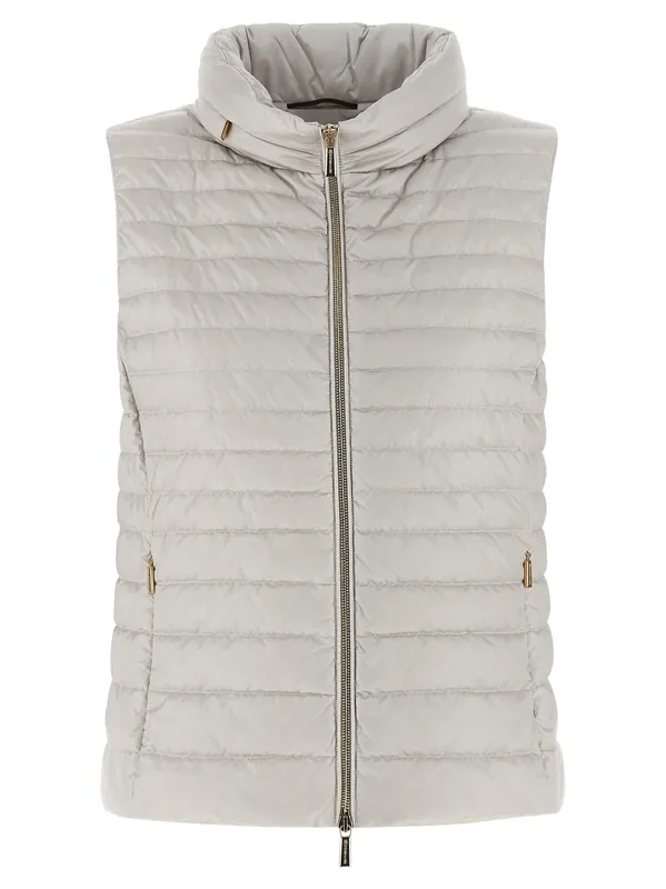 Villan Gilet Beige - Moorer
