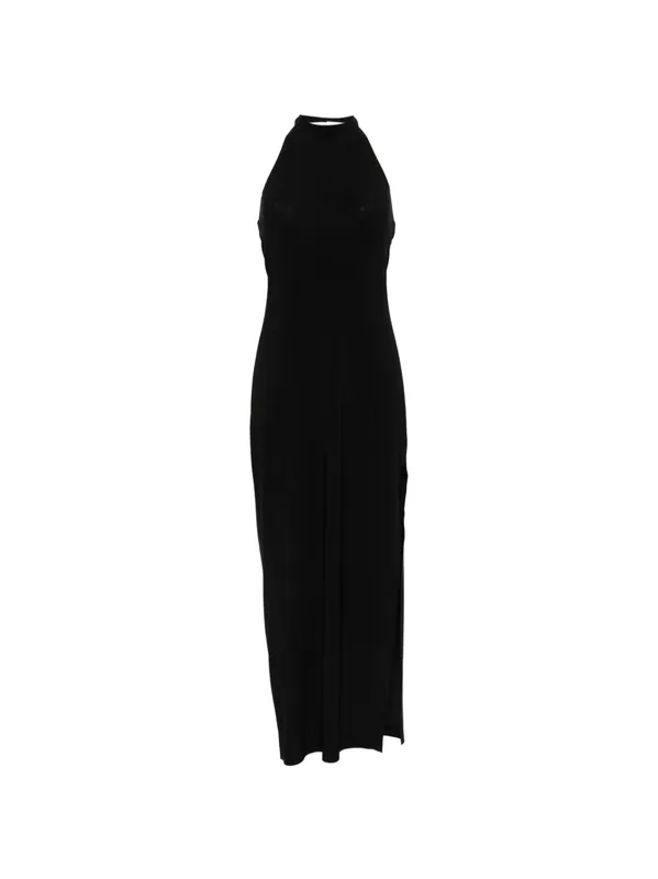 Side Slit Long Dress - Norma Kamali