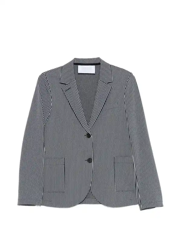 Cotton Blend Blazer Jacket - Harris Wharf London