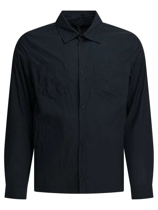 Nylon Overshirt Jacket Jackets And Coats Blue - Herno