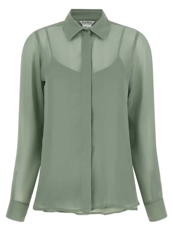 Mxmgolfo Shirt And Blouse Green - Max Mara