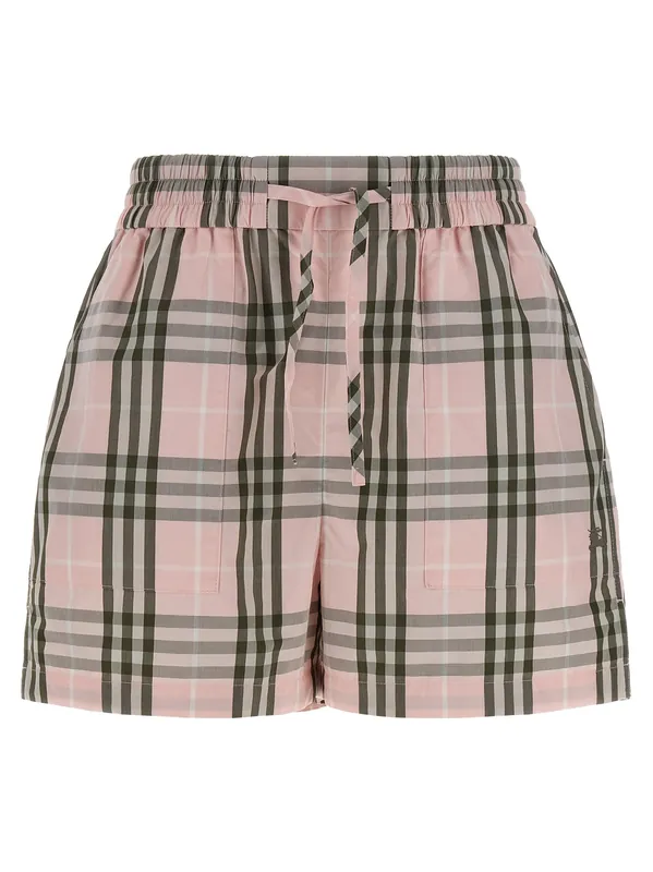 Evelyn Chk Bermuda And Short Pink - Burberry
