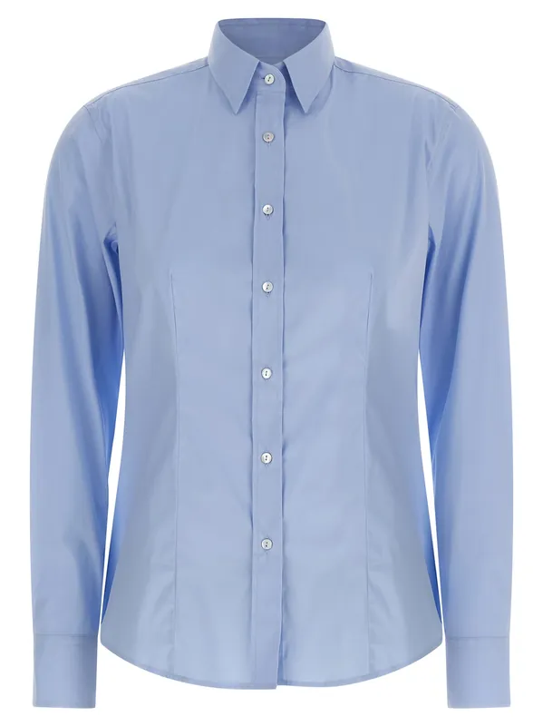 Sara Shirt And Blouse Light Blue - Xacus