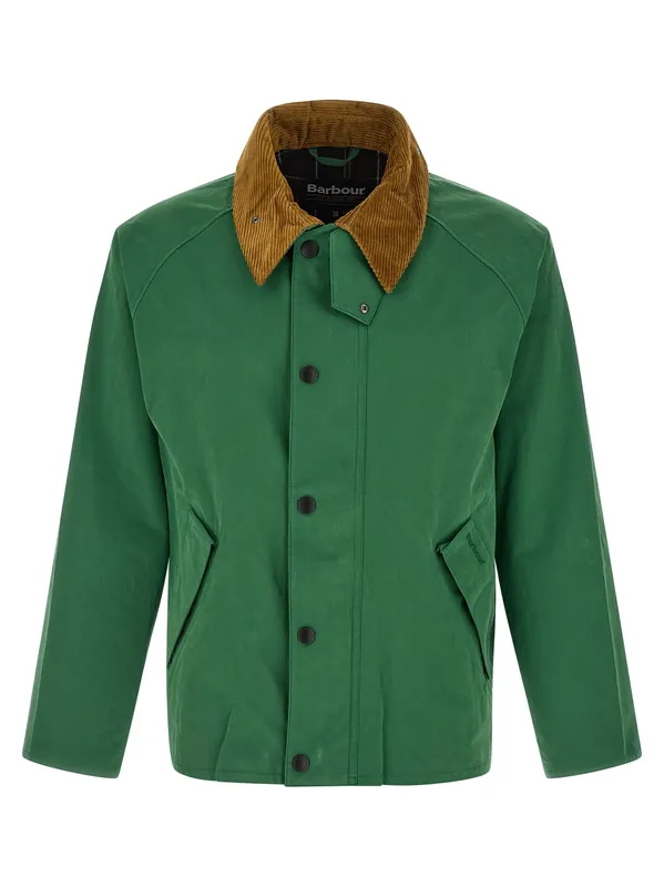 Transporter Puffer Jackets Green - Barbour