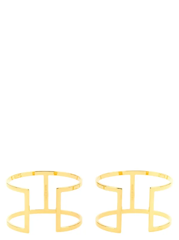 Logo Bracelet Set Jewelry Gold - Elisabetta Franchi