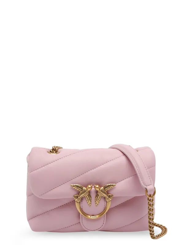 Baby Love Puff Leather Crossbody Bag - Pinko
