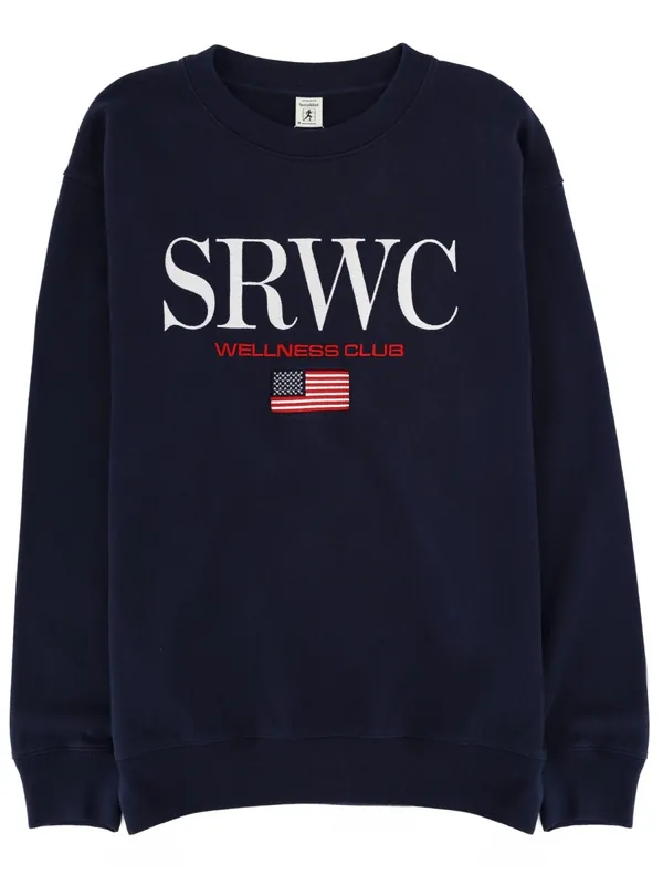 Sweatshirt With Embroidery - Sporty & Rich