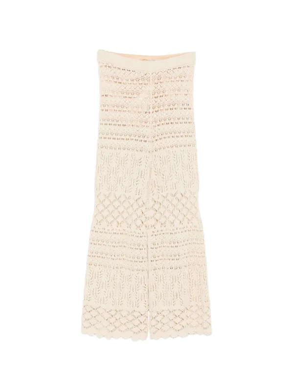Amalia Cotton Trousers - Semicouture