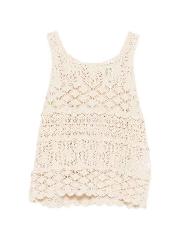 Shelley Cotton Tank Top - Semicouture