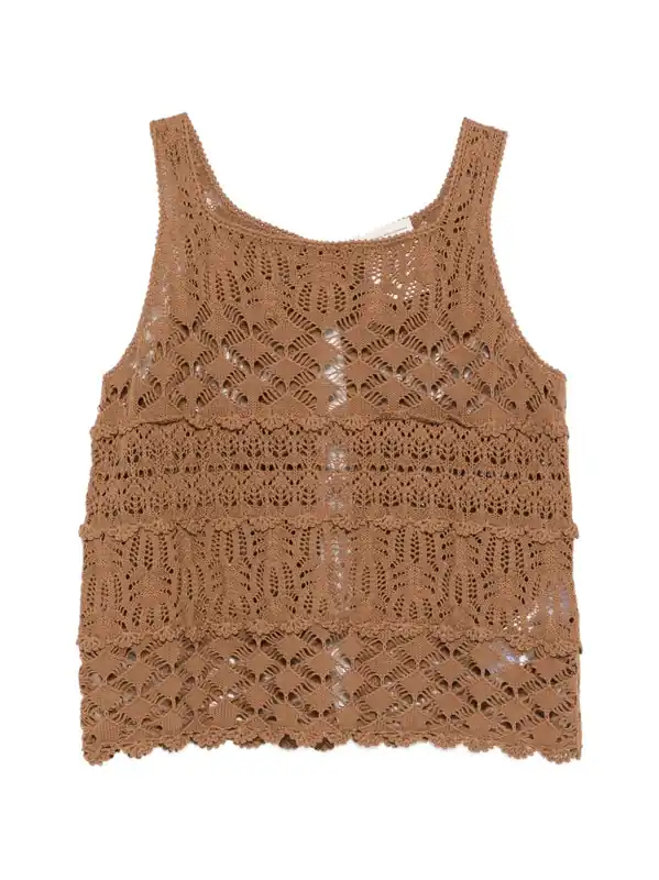 Shelley Cotton Tank Top - Semicouture