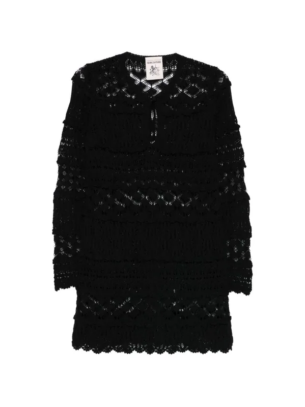Alvina Cotton Mini Dress - Semicouture