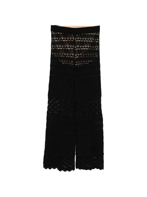 Amalia Cotton Trousers - Semicouture