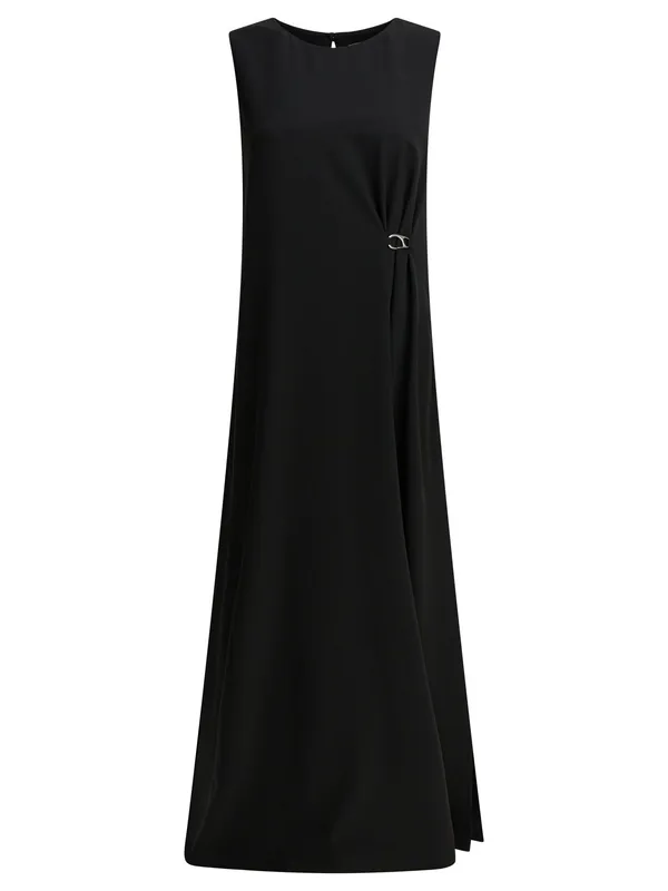 Long Sleeveless Dress Dresses Black - Herno