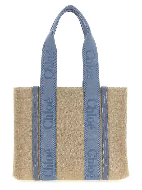 Woody Tote Bag Blue - Chloé