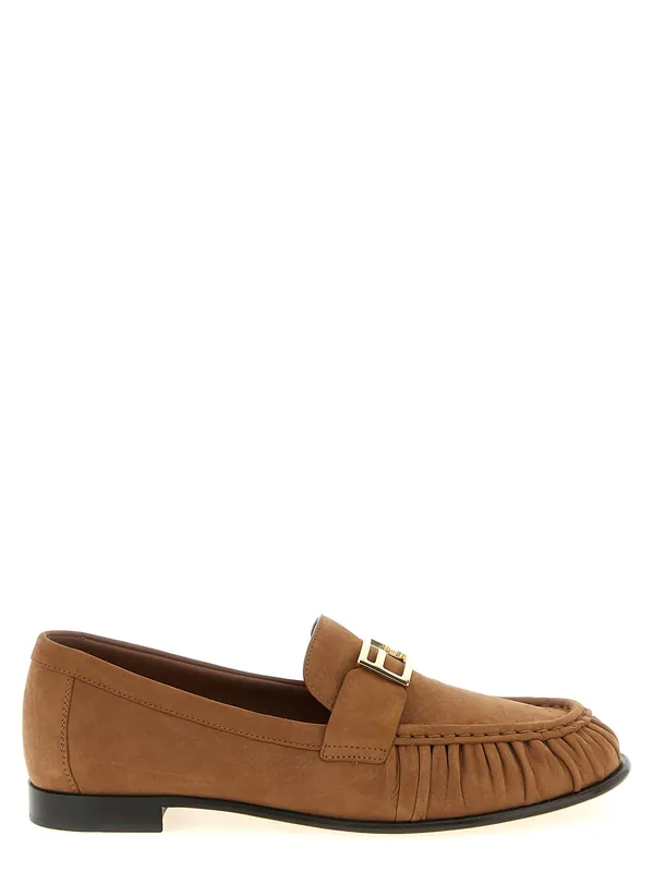 Baguette Loafers Brown - Fendi
