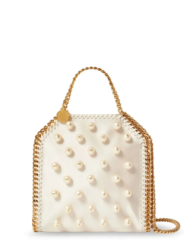 Falabella Satin Crossbody Bag With Vegan Pearl Detail - Stella McCartney
