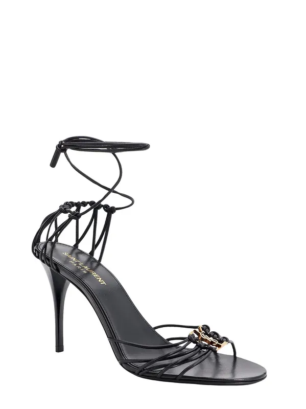 Babylone 90 Leather Sandals - Saint Laurent