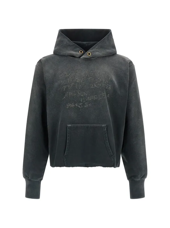 Logo Cotton Hoodie - Maison Margiela