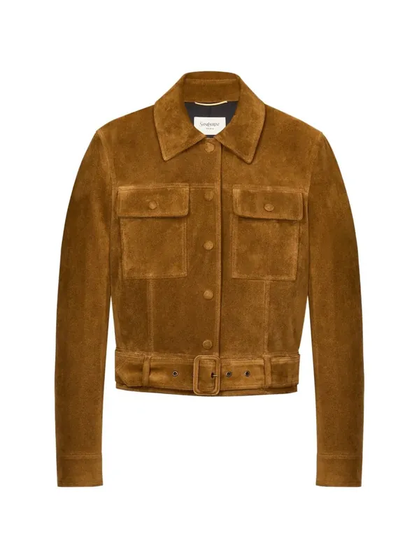 Vintage Split Leather Jacket - Saint Laurent