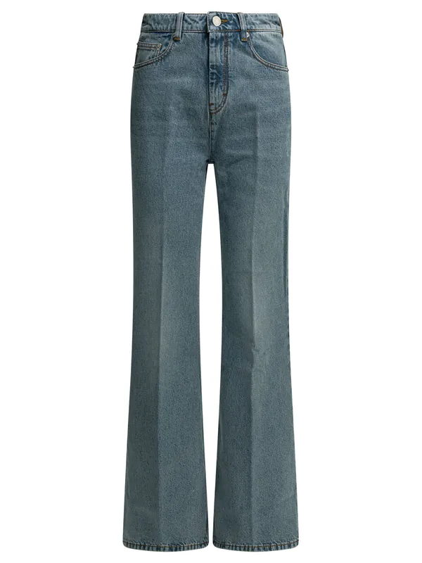 Flared Jeans Light Blue - Ami Paris