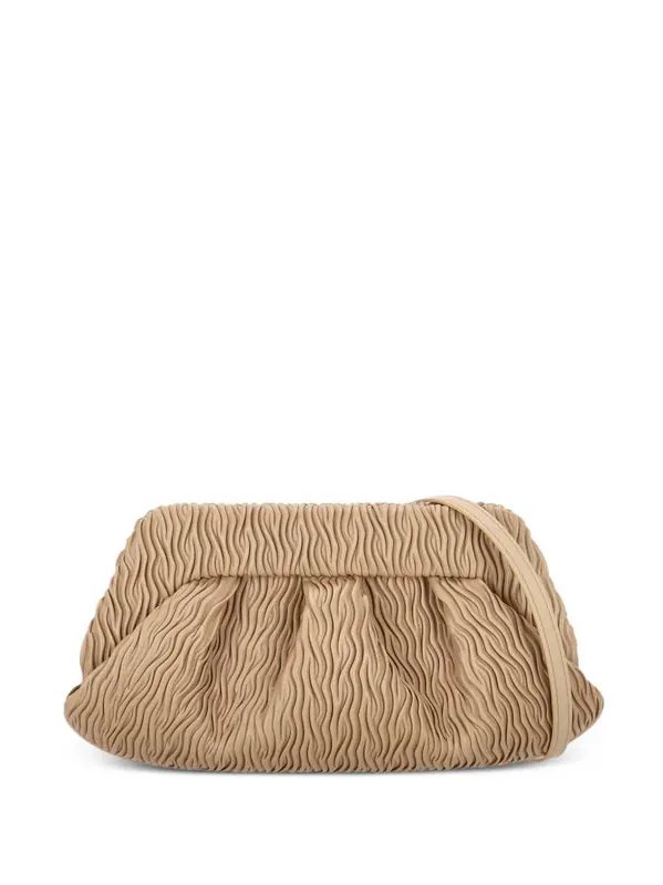 Tia Clutch With Gathering - Themoirè