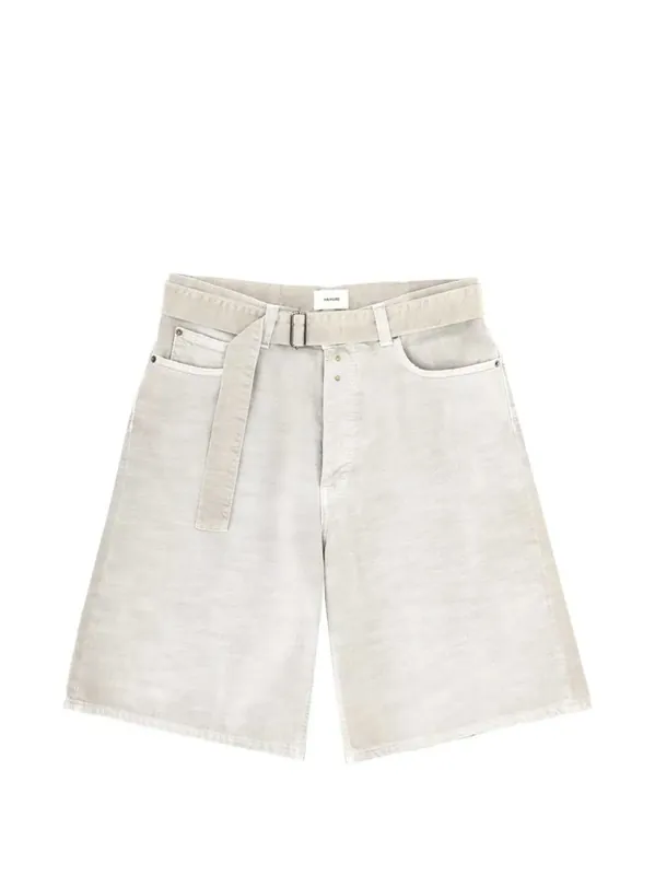 Belted Denim Shorts - Haikure