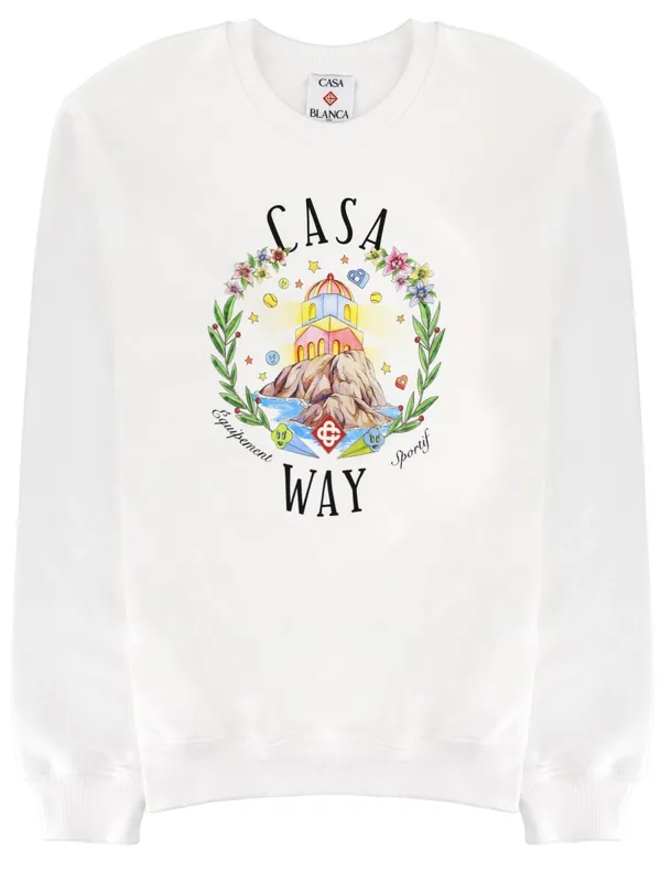 "Home Way" Sweatshirt - Casablanca