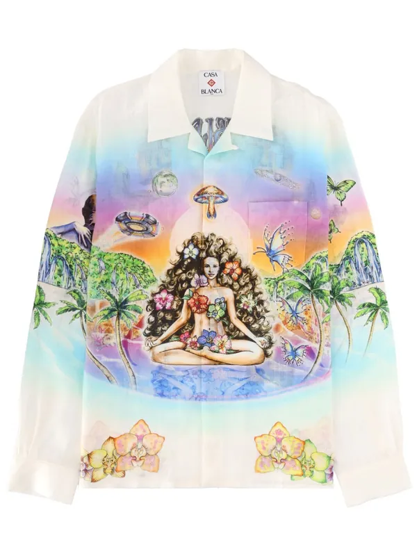 "Innocence" Shirt With Print - Casablanca