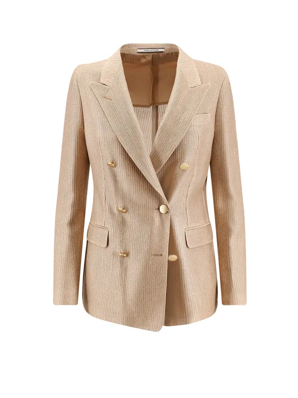 Parigi Double-Breasted Cotton Blazer