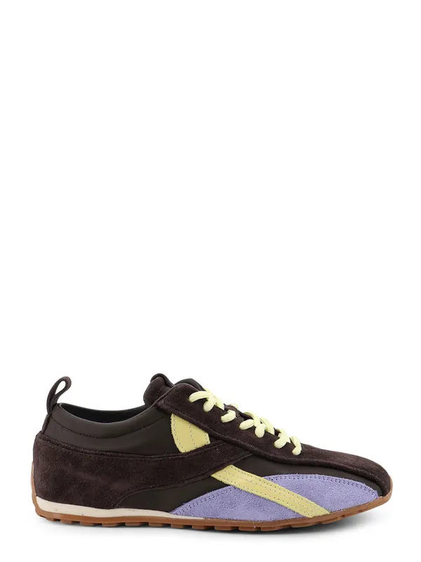 Leather And Suede Sneakers - Alohas