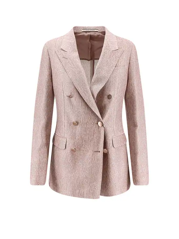 Parigi Double-Breasted Cotton Blazer