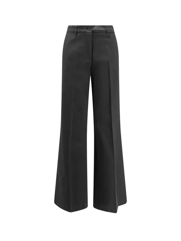Stretch Cotton Trousers - Aspesi