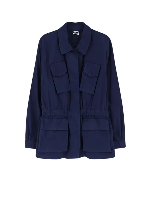 Cotton Jacket With Lived Effect - Aspesi