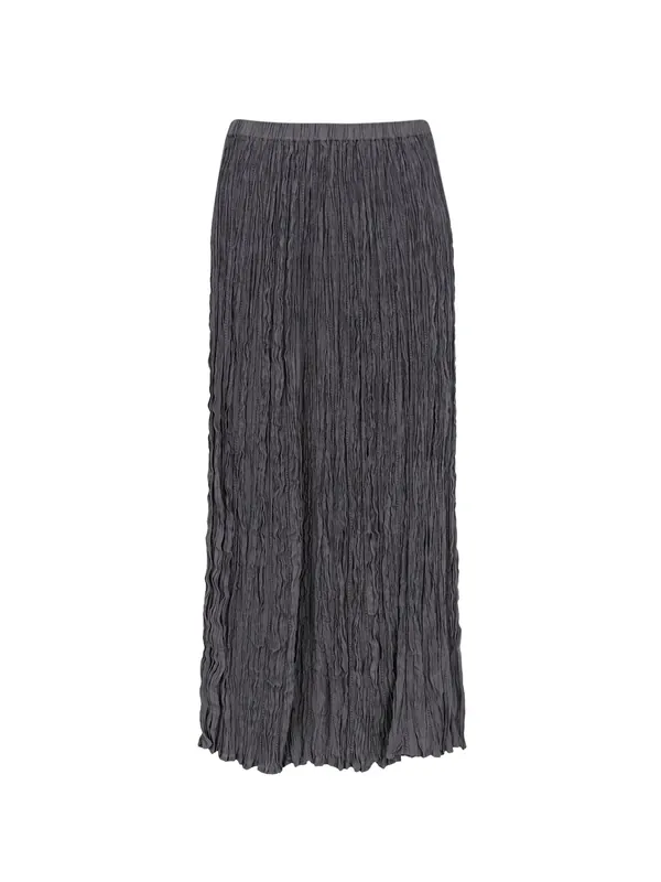 Wrinkled Viscose Skirt - Alysi