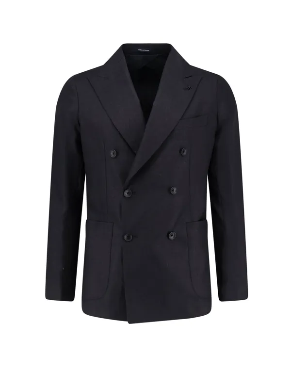 Virgin Wool, Silk And Linen Blazer - Tagliatore
