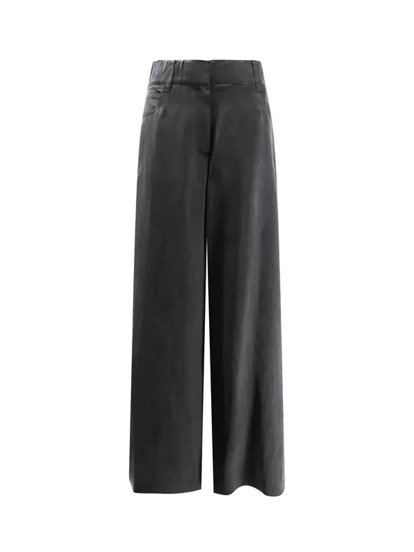 Lyocell And Cotton Trousers - Alysi
