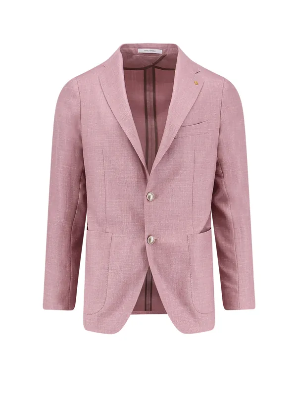 Virgin Wool, Silk And Linen Blazer - Tagliatore