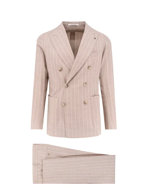 Virgin Wool And Silk Suit - Tagliatore