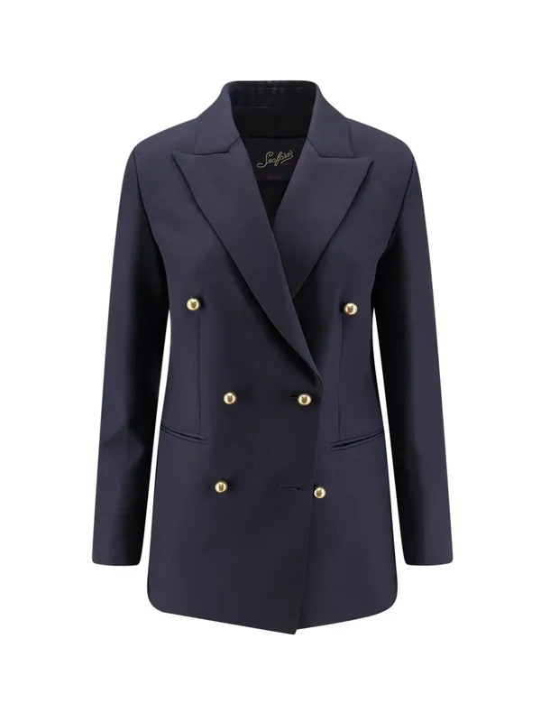 Berry Virgin Wool Blazer - Seafarer