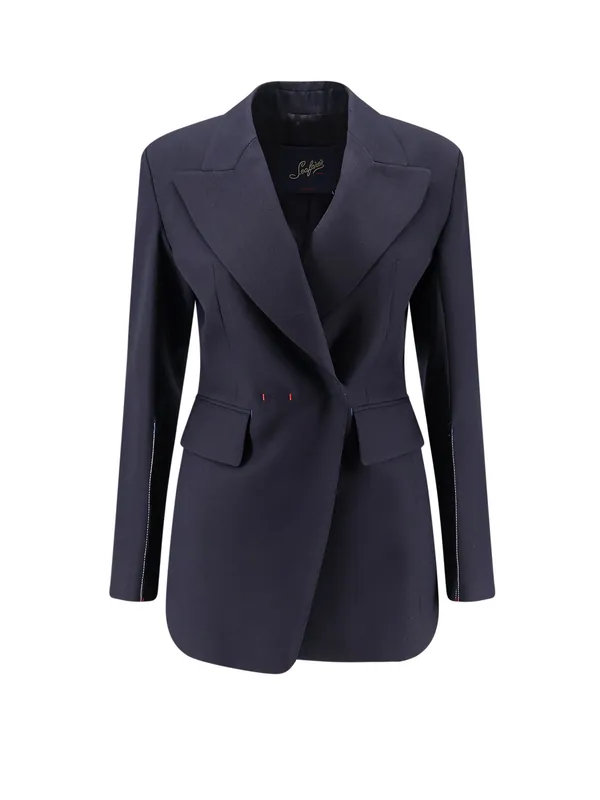 Blazer Gilda In Lana Vergine - Seafarer