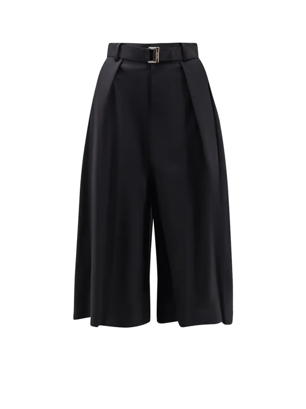 Wool Blend Bermuda Shorts - Sacai
