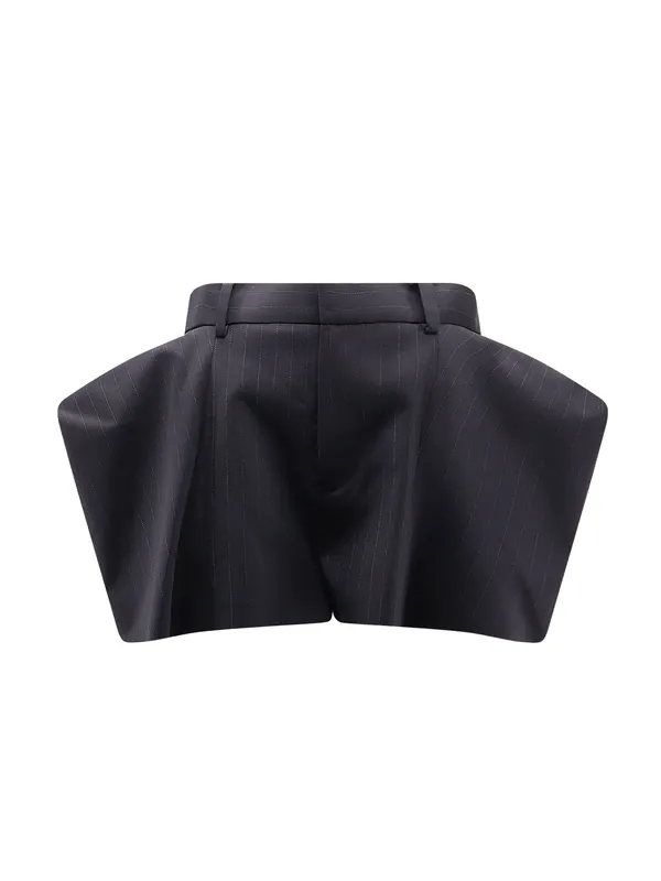 Chalk Stripe Shorts - Sacai