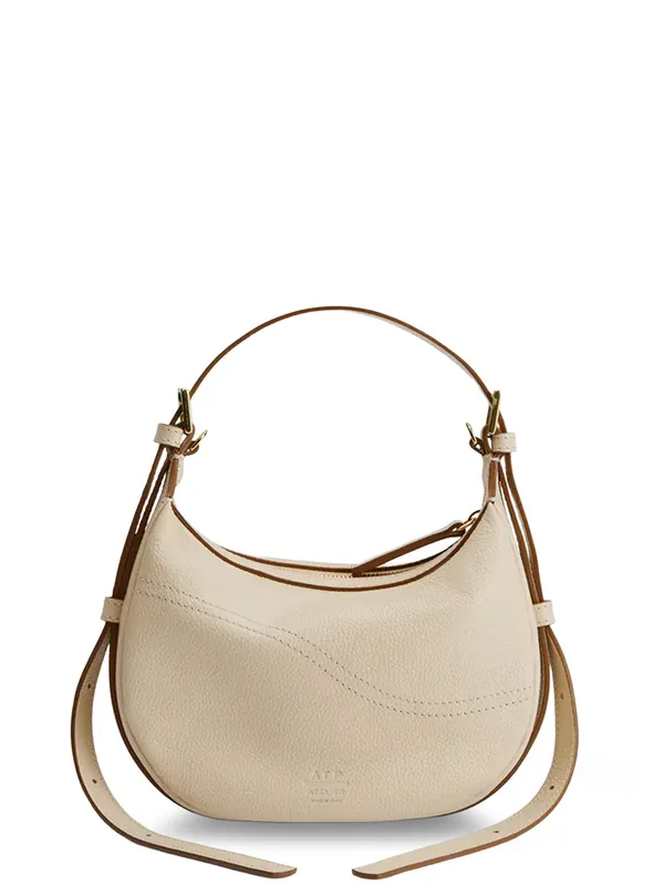 Silea Mandorla Leather Crossbody Bag - Atp Atelier