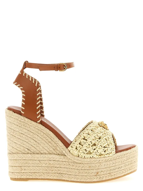 La Medusa Wedges Beige - Versace