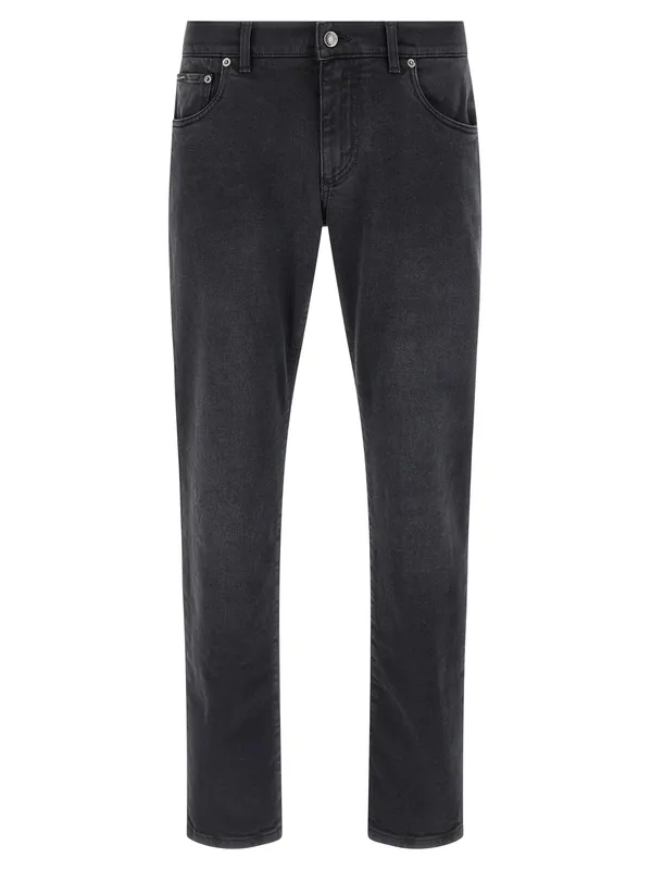 Stretch Jeans Pants Black - Dolce & Gabbana
