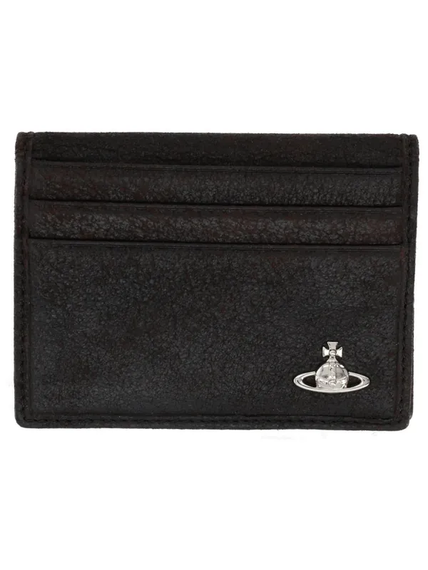 Card Holder With "Orb" Detail - Vivienne Westwood