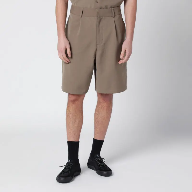 Beige Tailored Shorts - Entire Studios